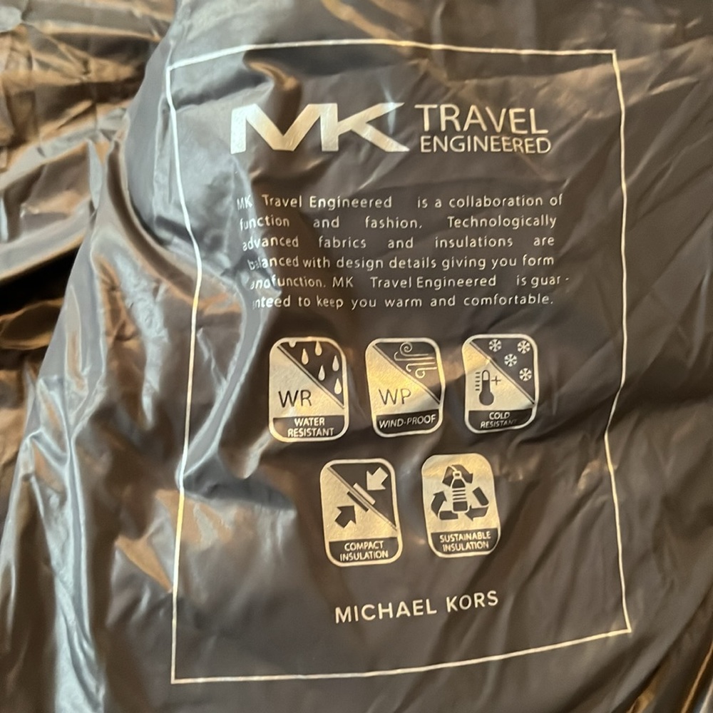 Host Pick  ! Michael Kors Men's  Blue Insulated Puffer Jacket  Large nwt - Picture 13 of 16